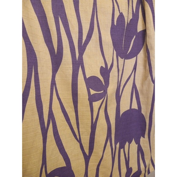 Attention Women's Beige/purple Floral‎ Straight Lined Short Skirt Size 18 - Picture 2 of 9